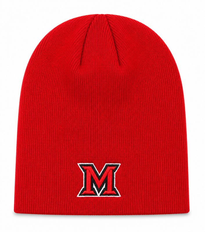 Zephyr Miami University Non-Cuffed Red Beanie