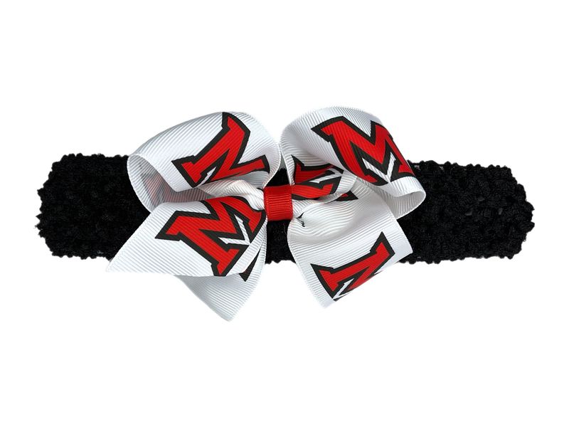 Crochet Headband with Bow