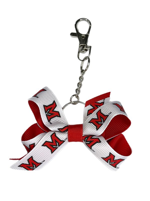 2-tone Mini Bow Keytag with Miami Ribbon