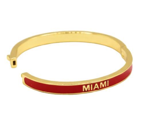 Enamel Hinge Bracelet