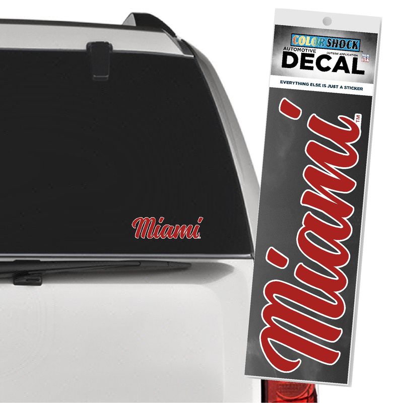 Miami Script Decal