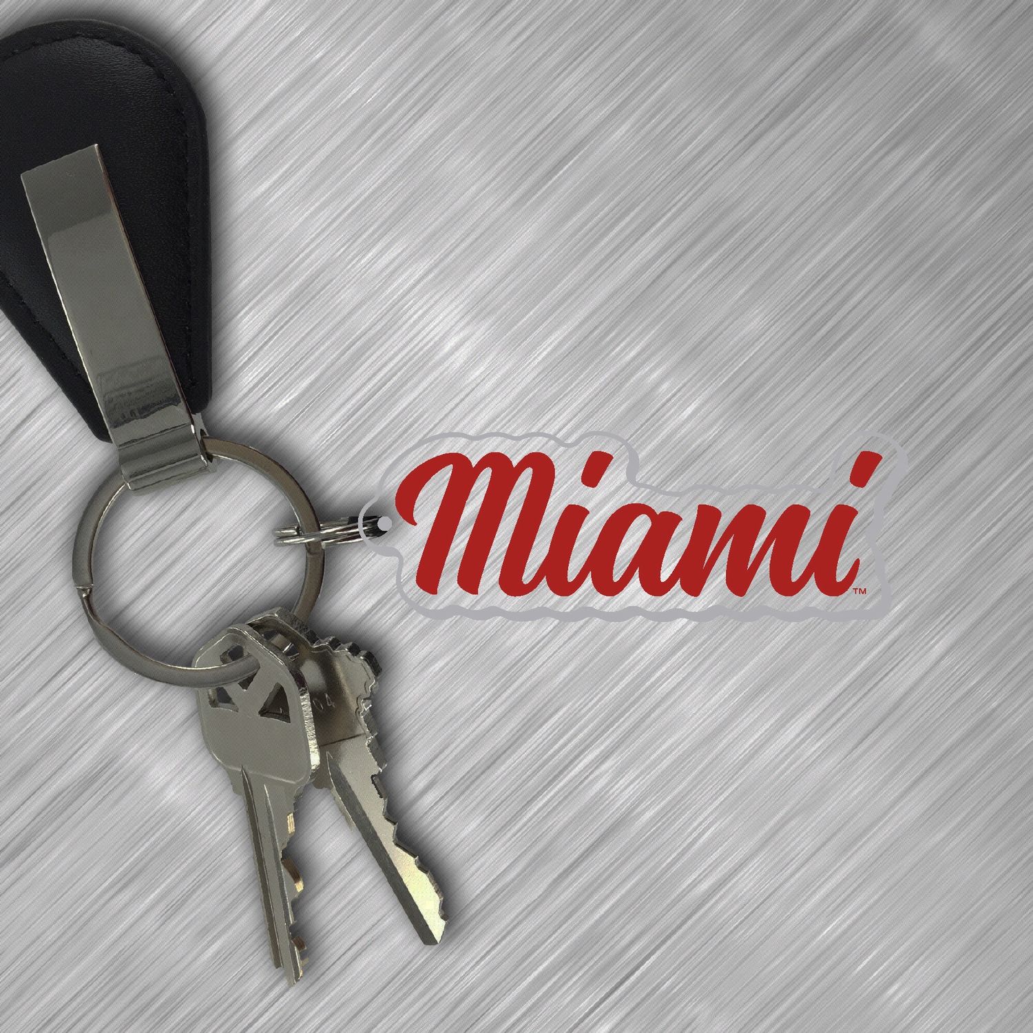 Miami Script Acrylic Keytag