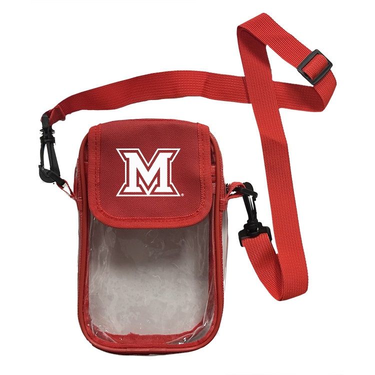 Clear View Stadium Bag in Red