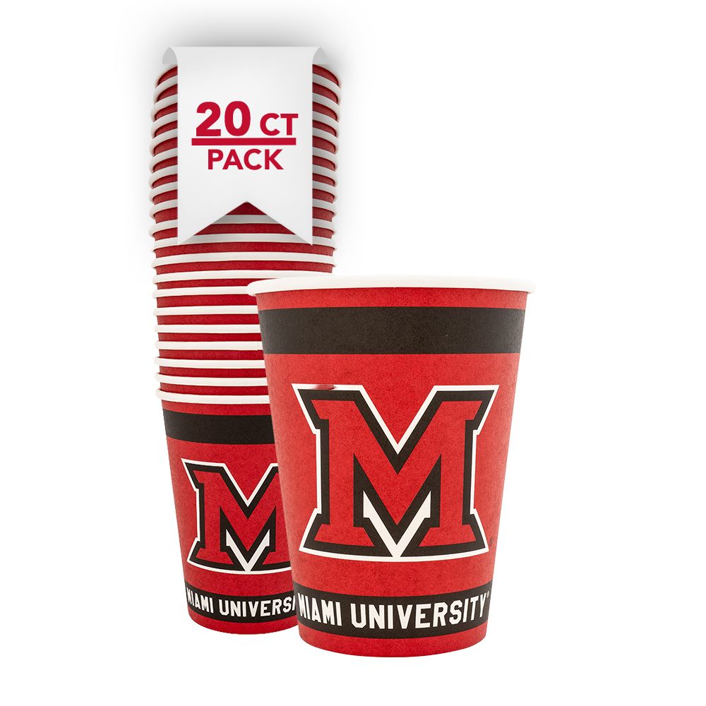 Miami 20pk Disposable 12oz Cups