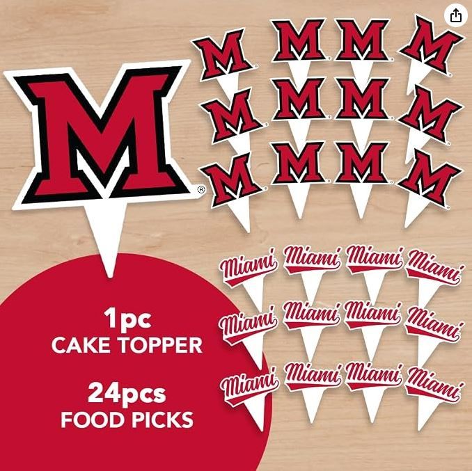 Miami Cake/Cupcakes Topper Kit