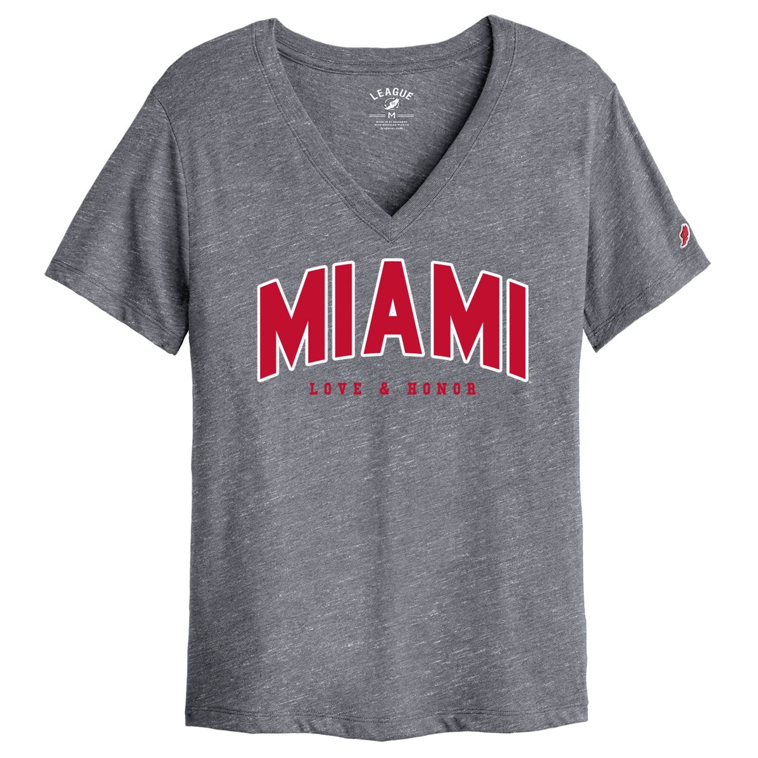 W-Intramural V-neck SST in Grey, Size: S