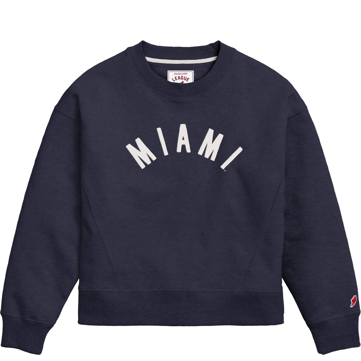 W-Boxy crew in Navy, Size: S