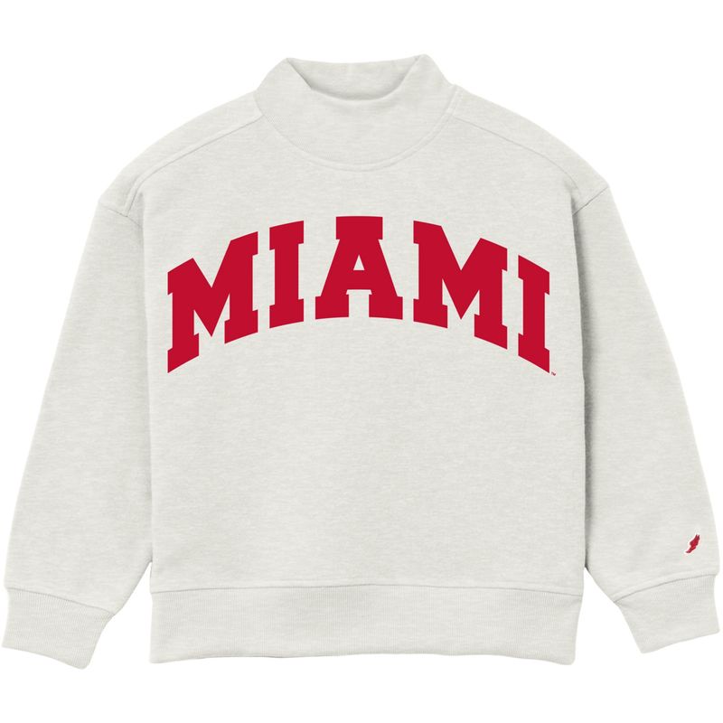 Y-Diana Mock Neck Crew with Imprint