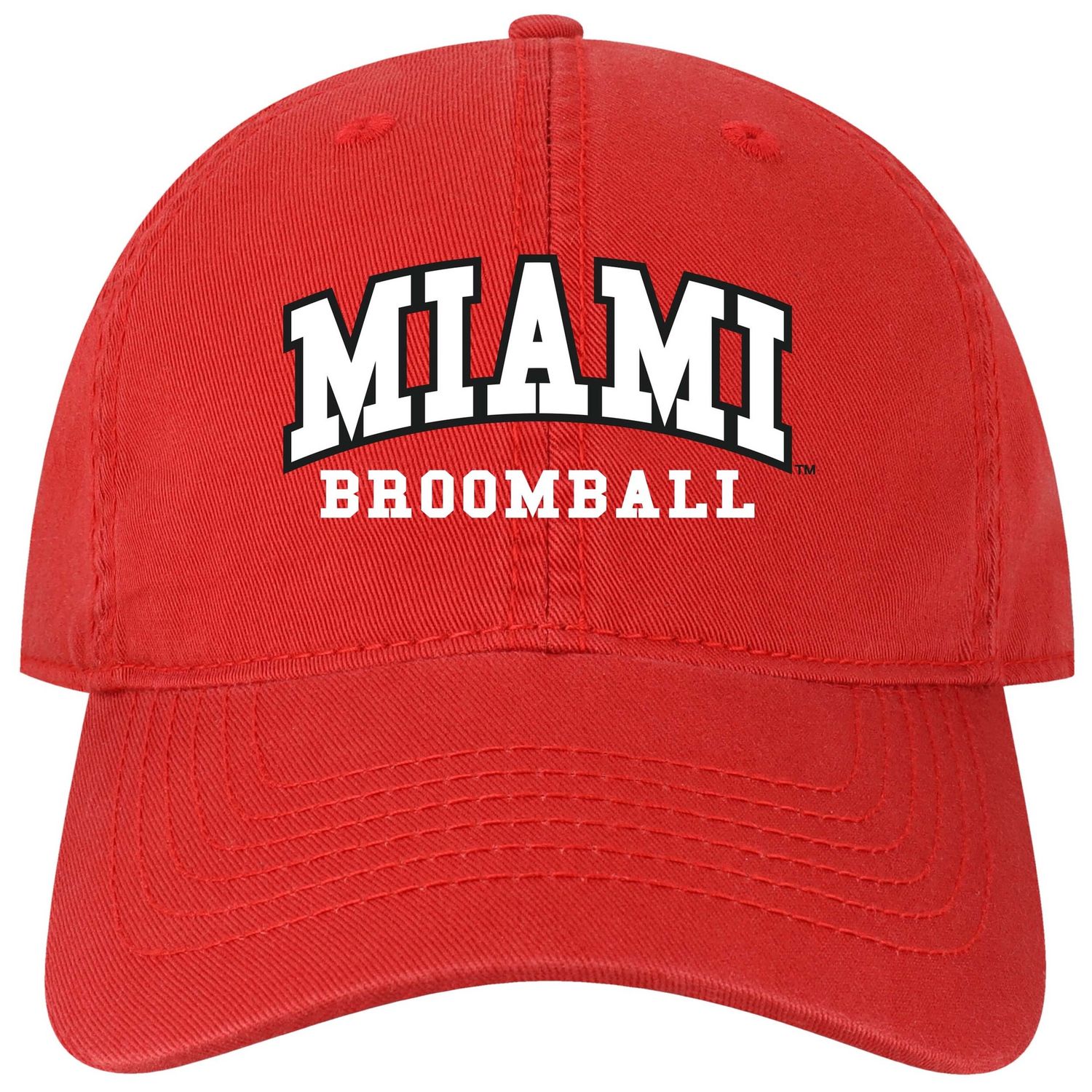 Legacy Miami University RedHawks Scarlet Adjustable Broomball Hat – EZA Relaxed Twill