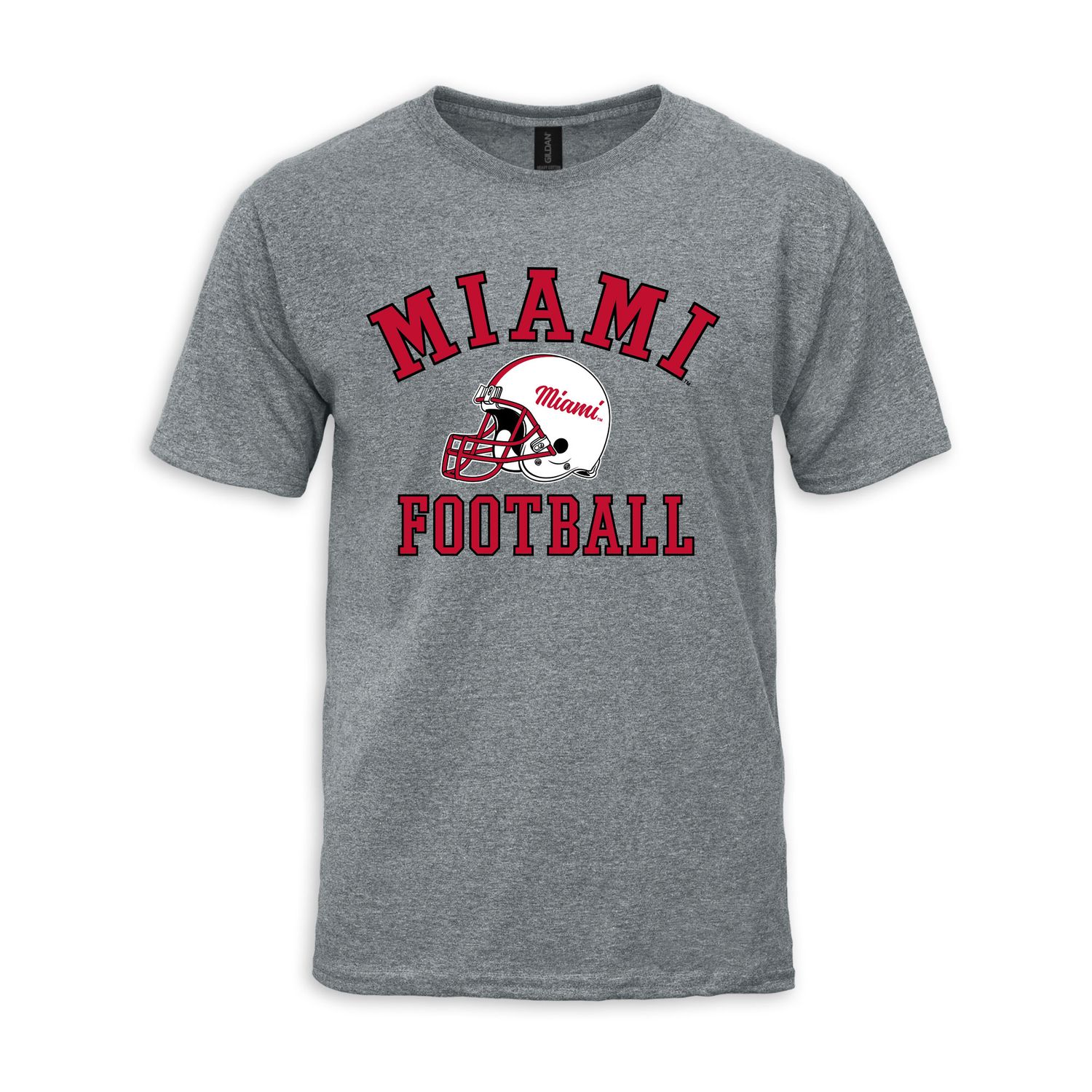 Miami University RedHawks Football Helmet T-Shirt