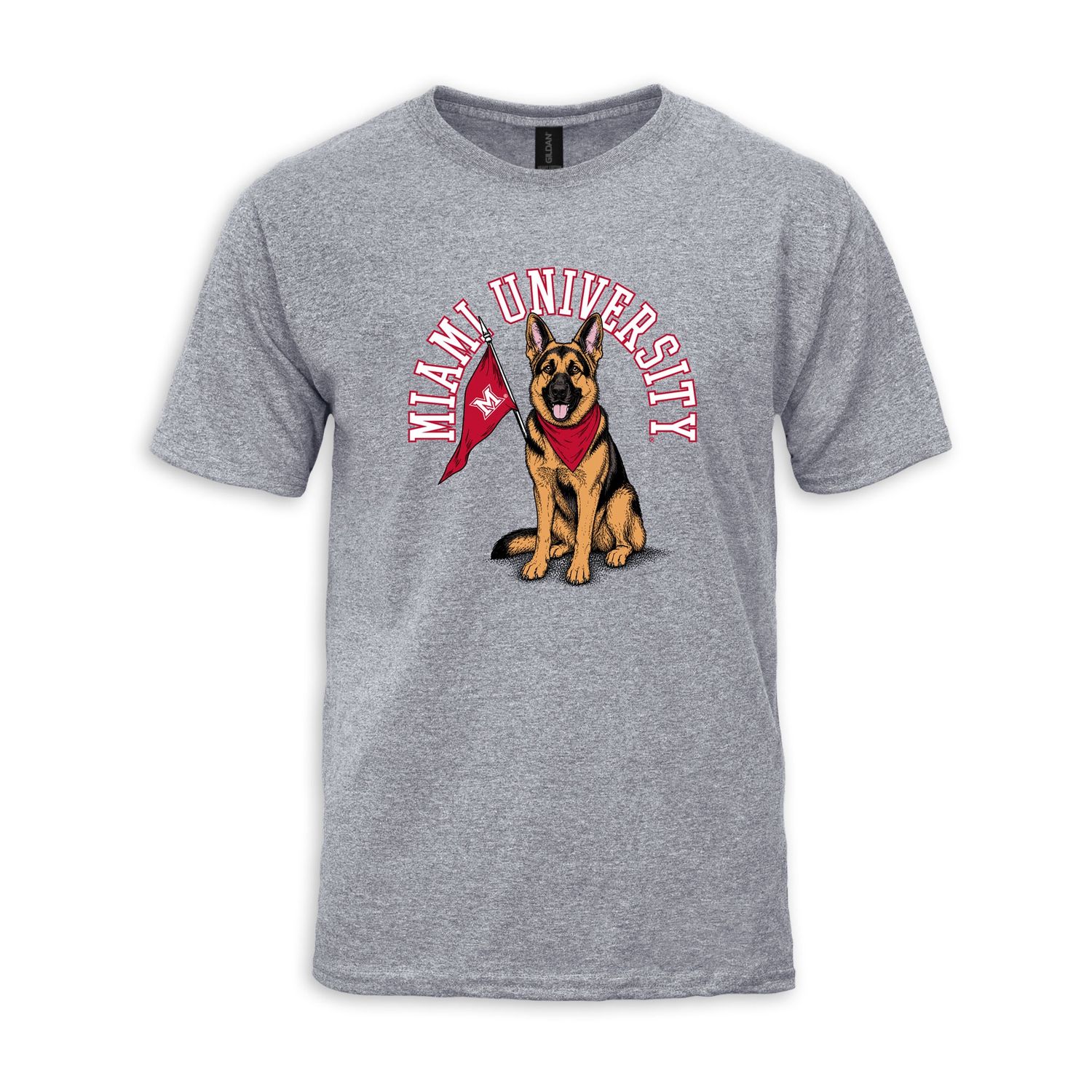 Gray SST with Hazel the German Shephard Dog