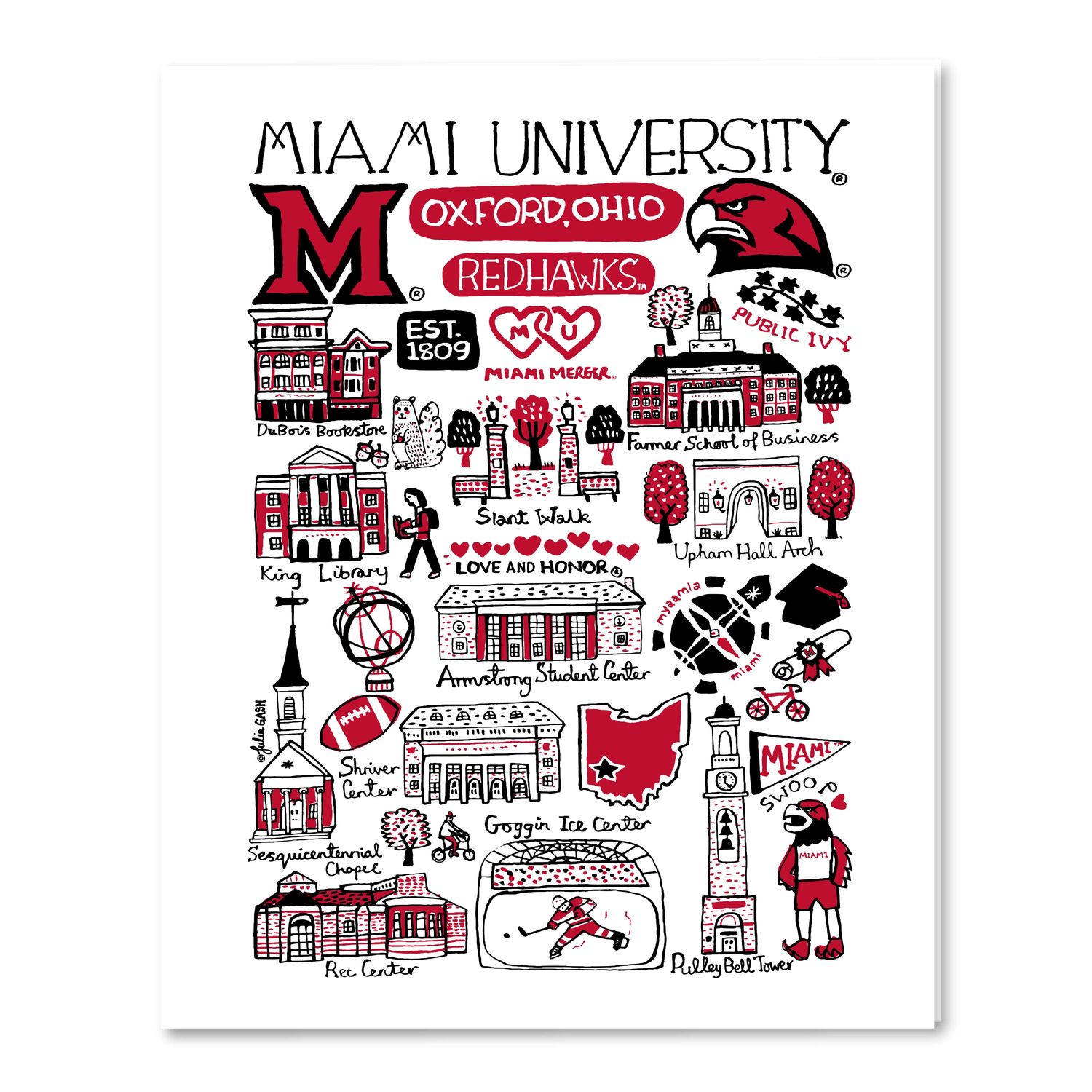 Julia Gash Miami University 2-Pocket Folder