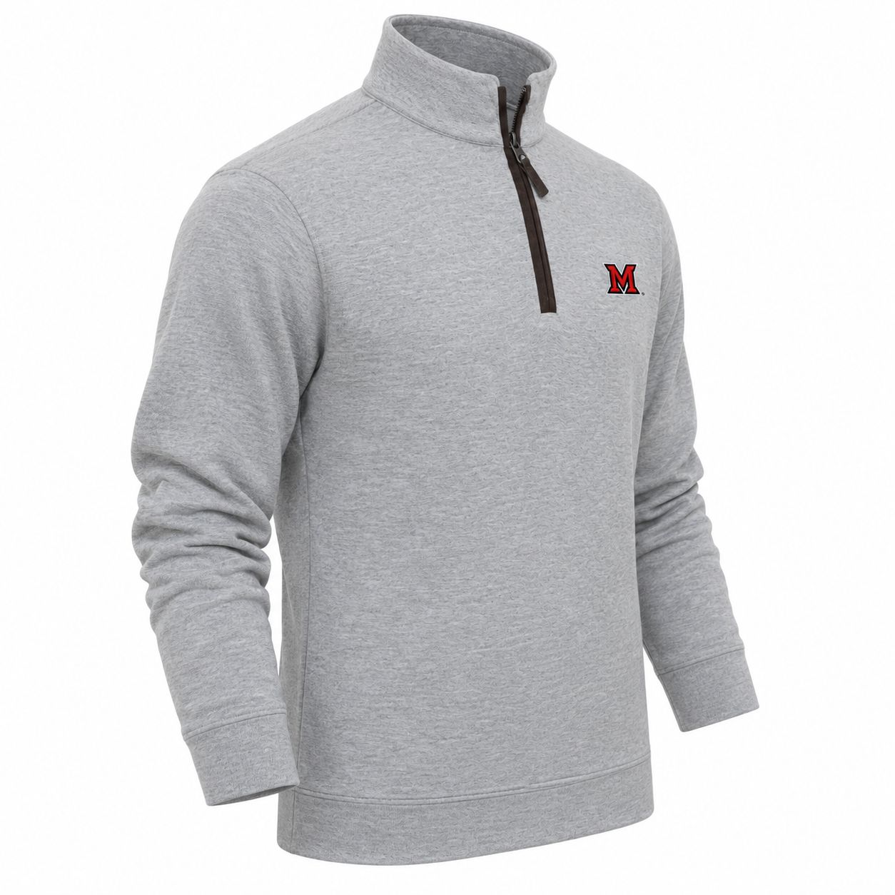 Horn Legend Miami University Block M Quarter-Zip, Size: S