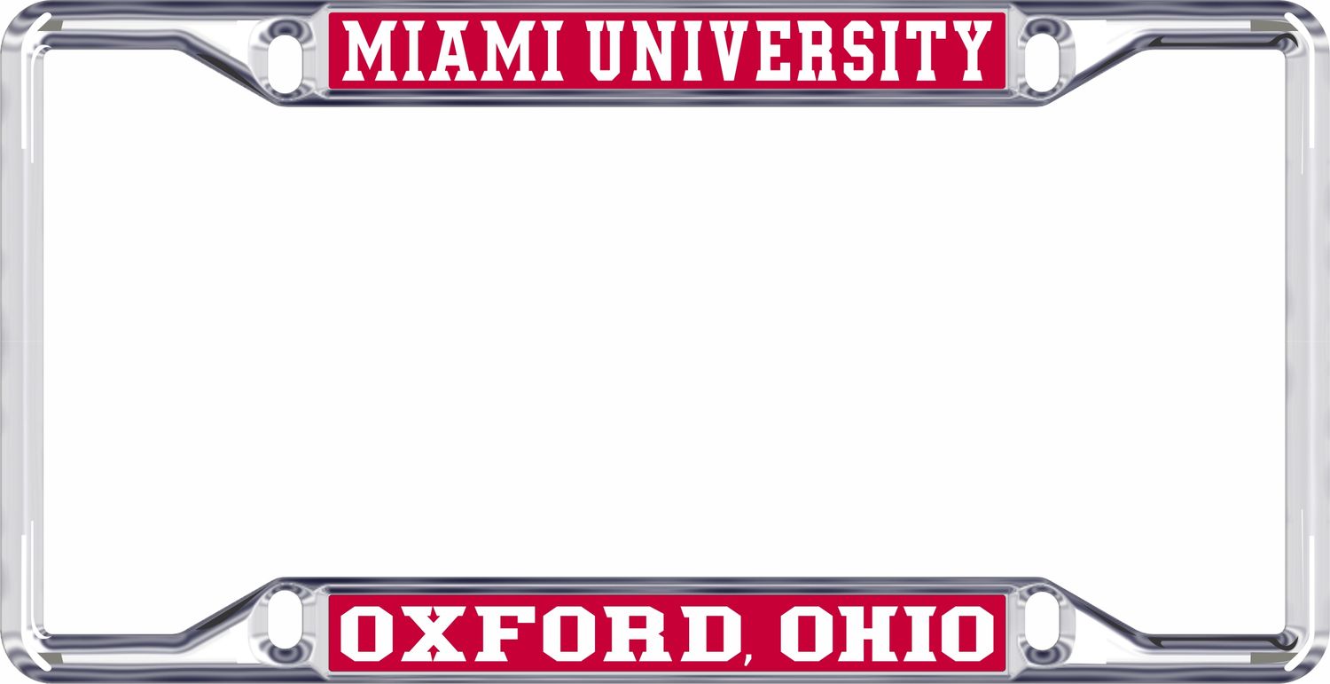 Miami University Oxford, Ohio License Plate Frame