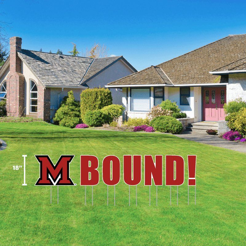 Miami University Miami Bound 18" x 96" Lawn Sign DS