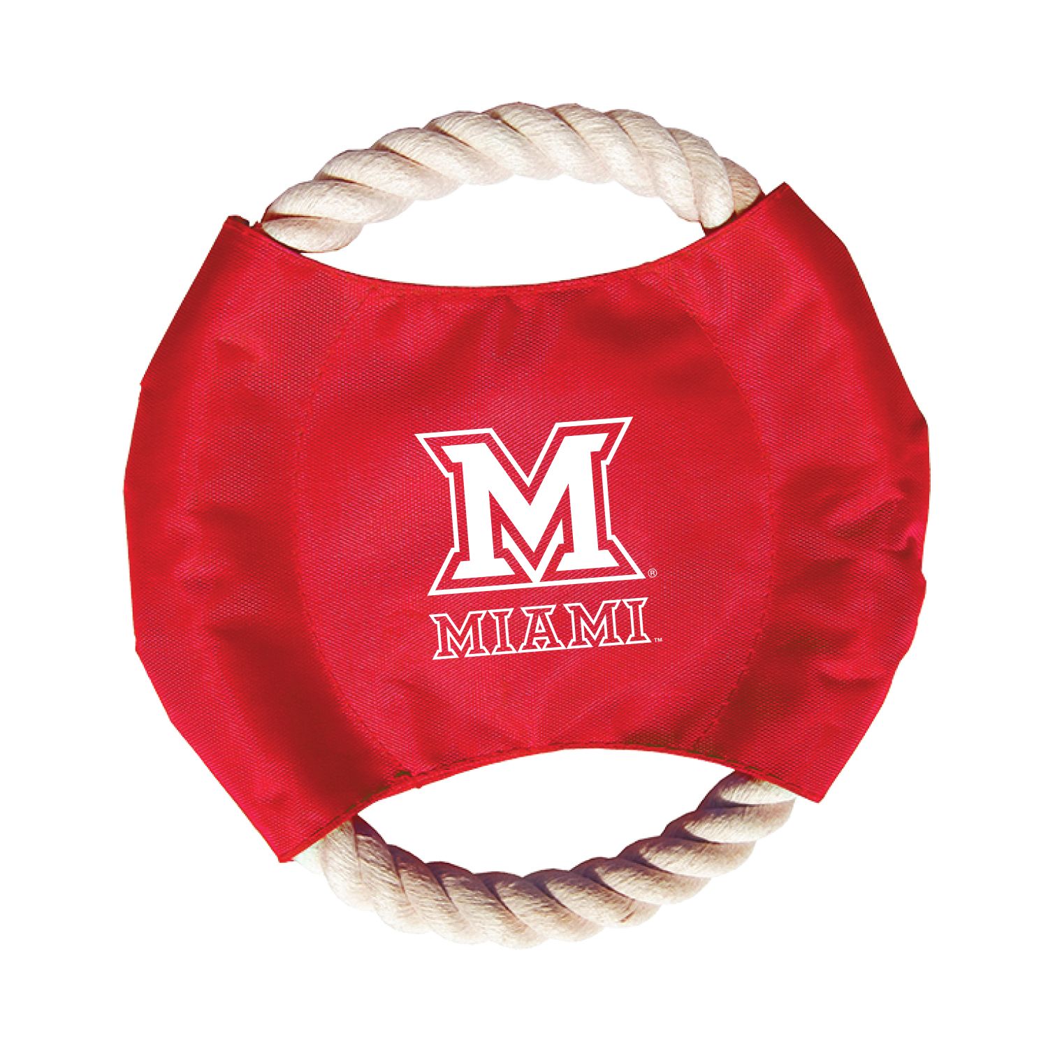 Miami University Red Rope Dog Toy