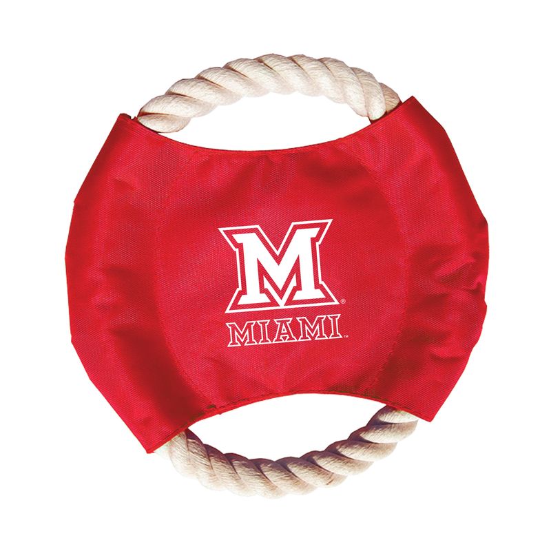 Miami University Red Rope Dog Toy