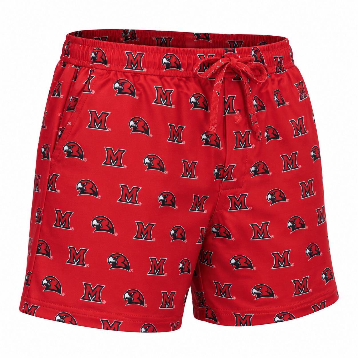 Miami University RedHawks Grady All-Over Print Shorts