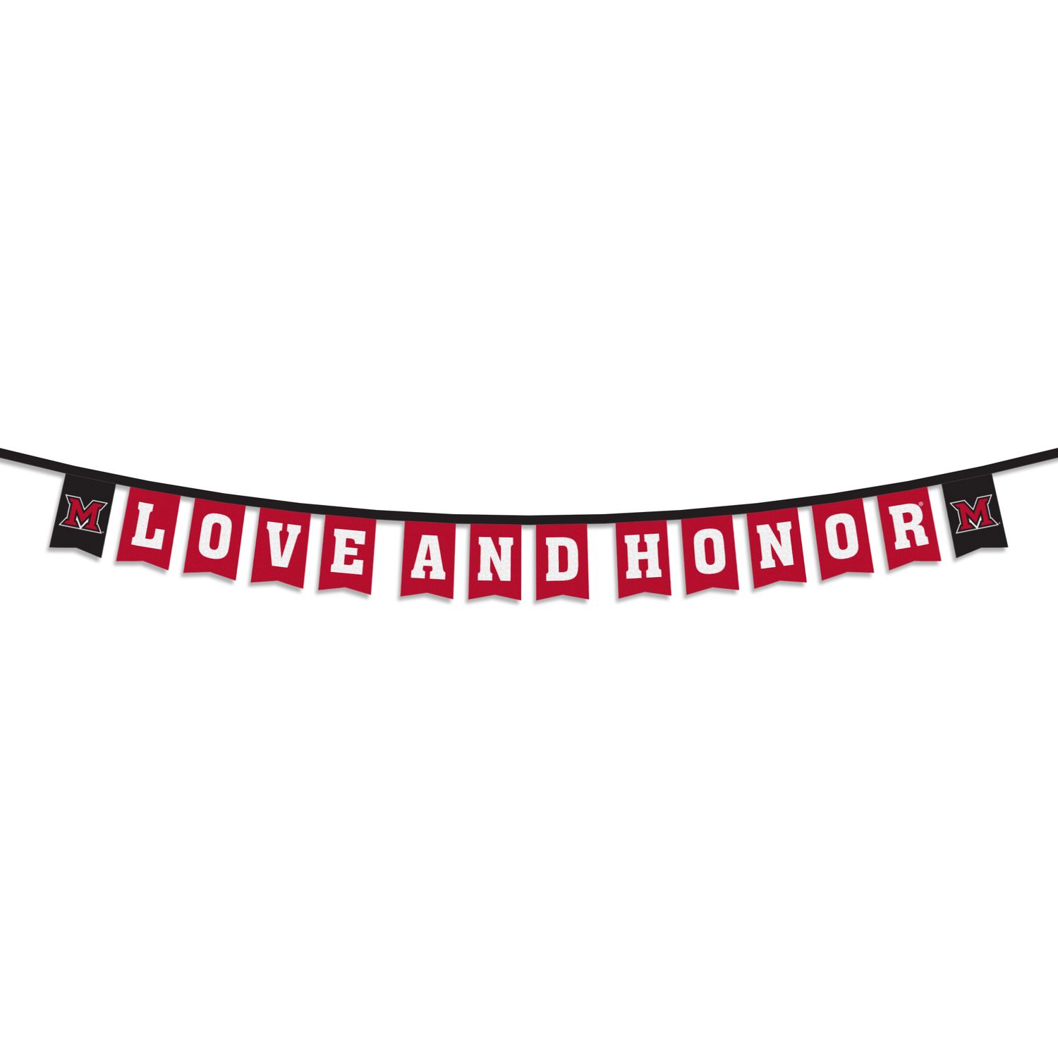 Miami University Love and Honor Party Banner