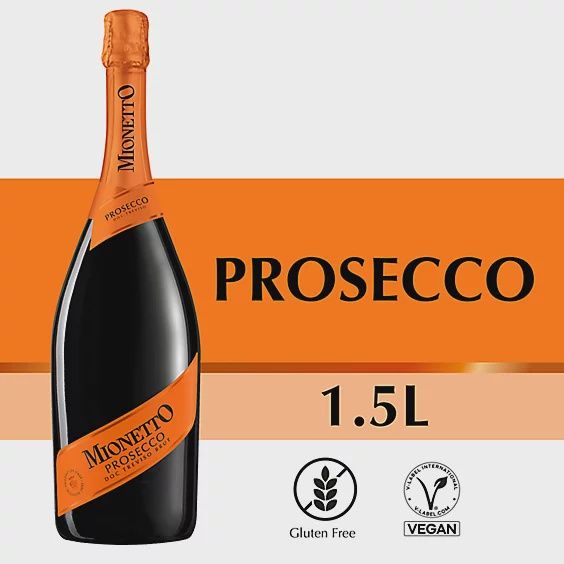 Mionetto Brut Prosecco Italian Sparkling Wine 1.5Ltr