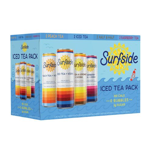Surfside Iced Tea Starter Pack Variety Pack,  8pk