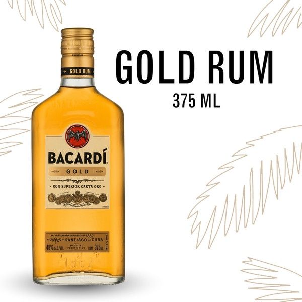 BACARDI GOLD 375ML