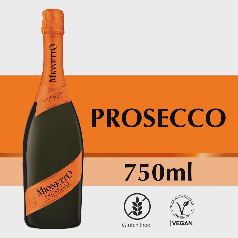 Mionetto Brut Prosecco Italian Sparkling Wine 750ml