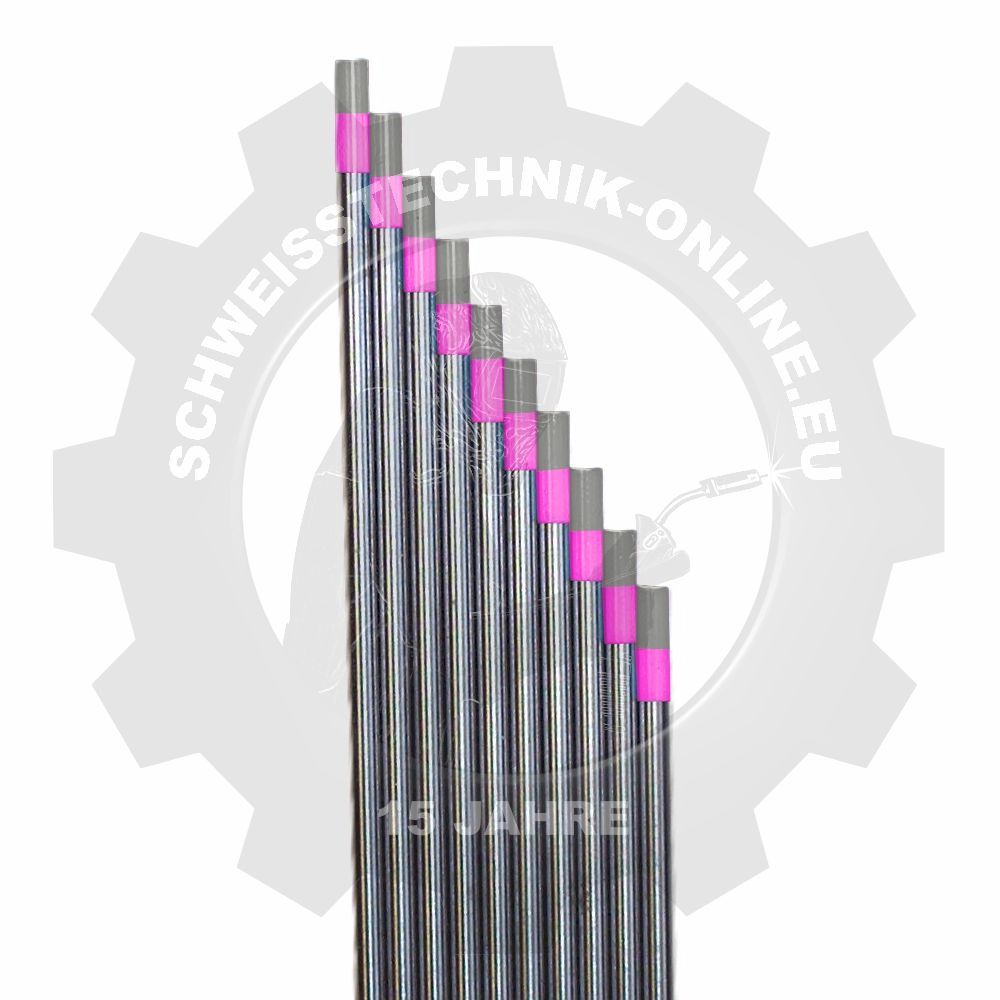 Wolframelektrode LymoxLux® pink-grau, 28° Schliff