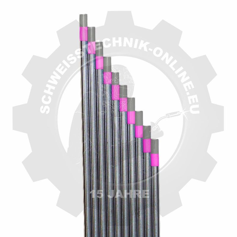 Wolframelektrode LymoxLux® pink-grau, 28° Schliff Wolframelektrode LymoxLux® pink-grau, 28° Schliff