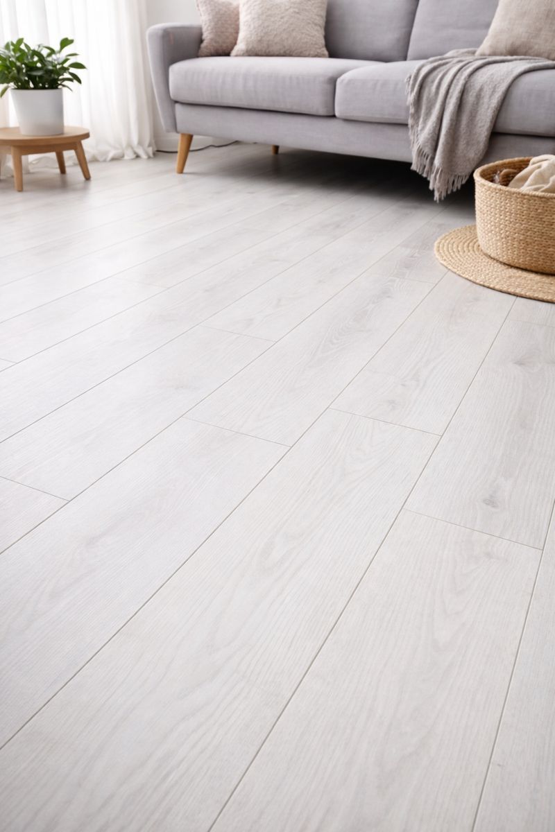 Atlantic White Oak Laminate Flooring 10mm AC5