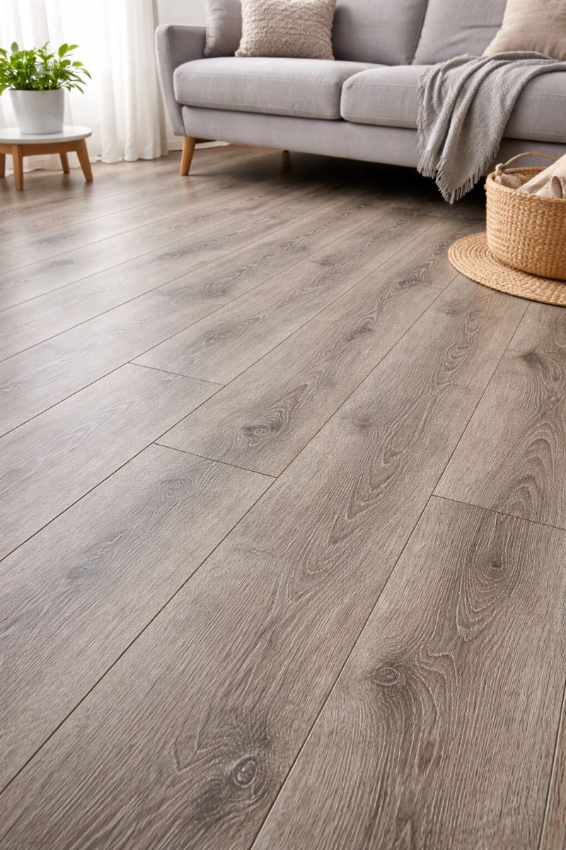 Volcanic Oak Laminate Flooring 12mm AC4