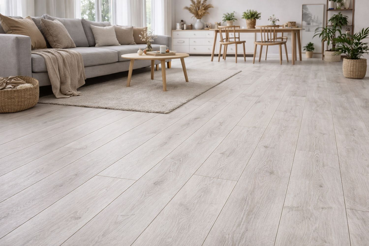 Kronotex Rip White Oak Laminate Flooring 12mm AC5