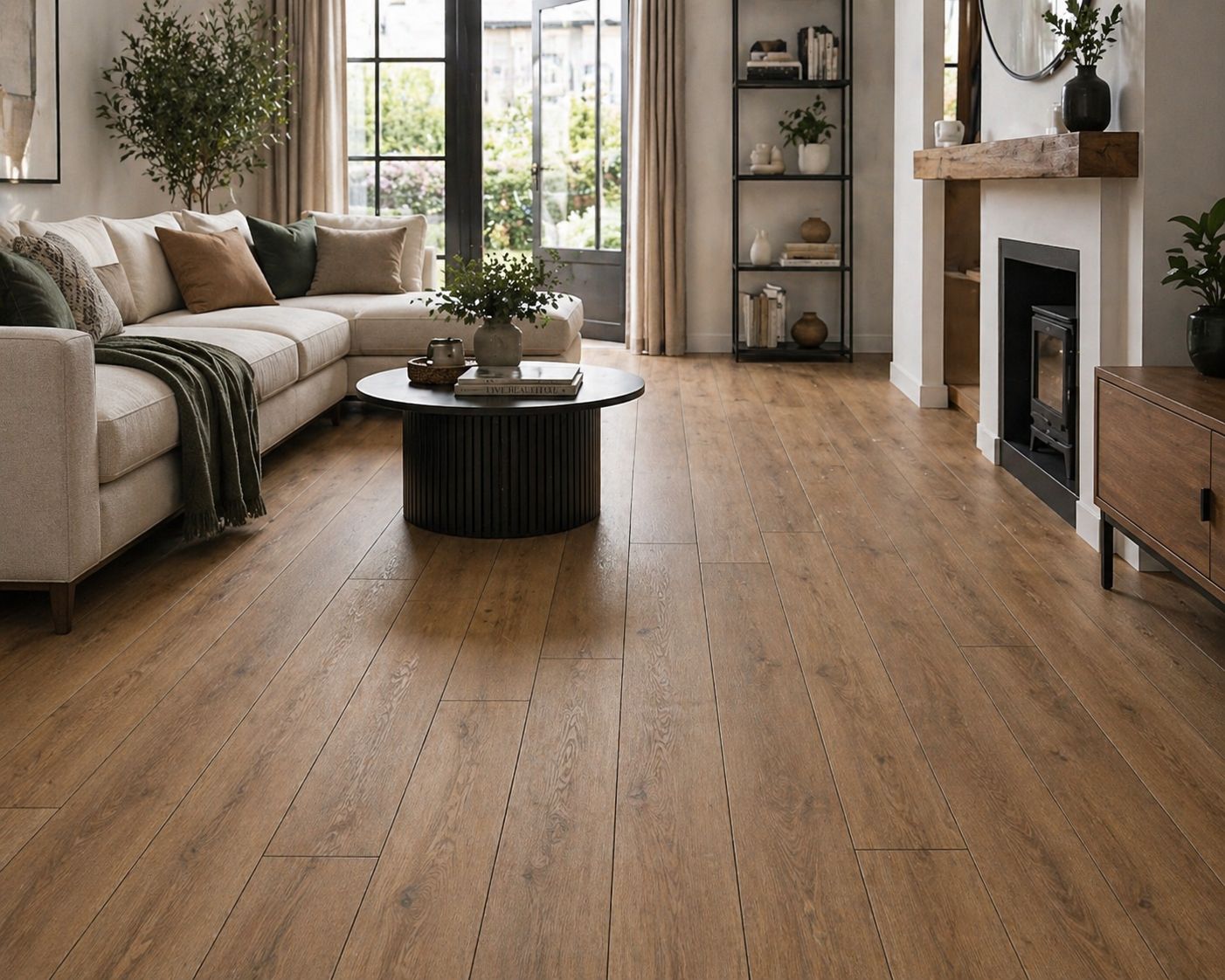 Kronotex Harbour Oak Laminate Flooring 12mm AC5 (Sutter Oak Display)
