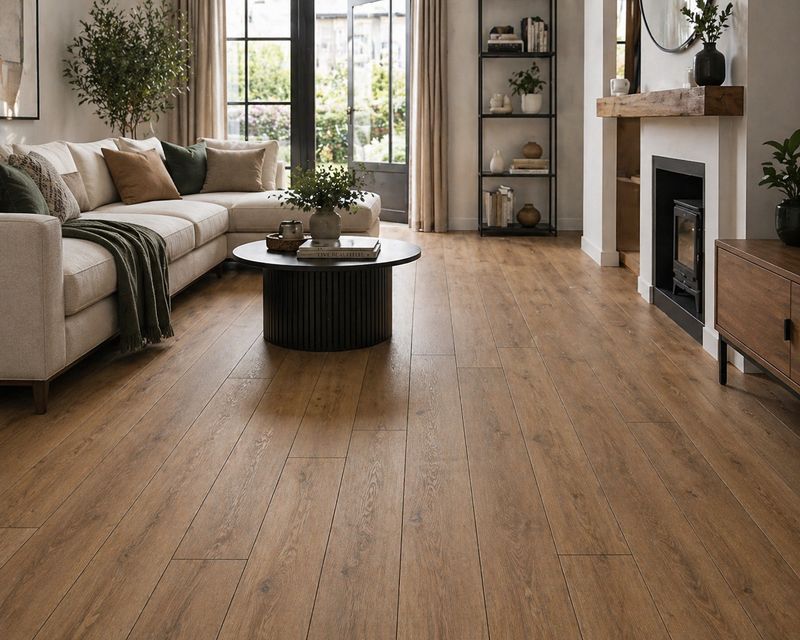 Kronotex Harbour Oak Laminate Flooring 12mm AC5 (Sutter Oak Display) Kronotex Harbour Oak Laminate Flooring 12mm AC5 (Sutter Oak Display)