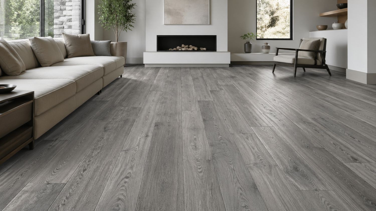 LignumCore Rustic Grey Oak Rigid Vinyl Flooring 5mm SPC