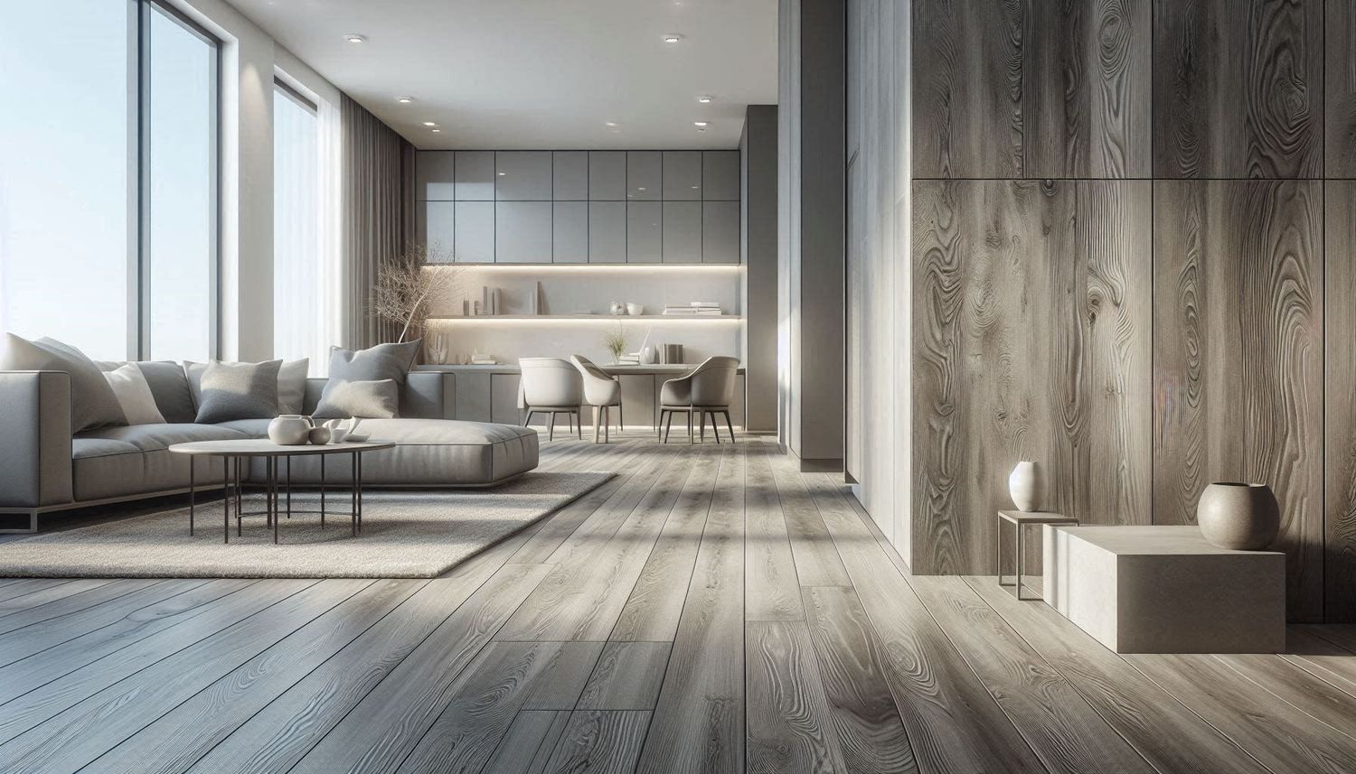 Hydroloc Grey Driftwood Rigid Vinyl Flooring