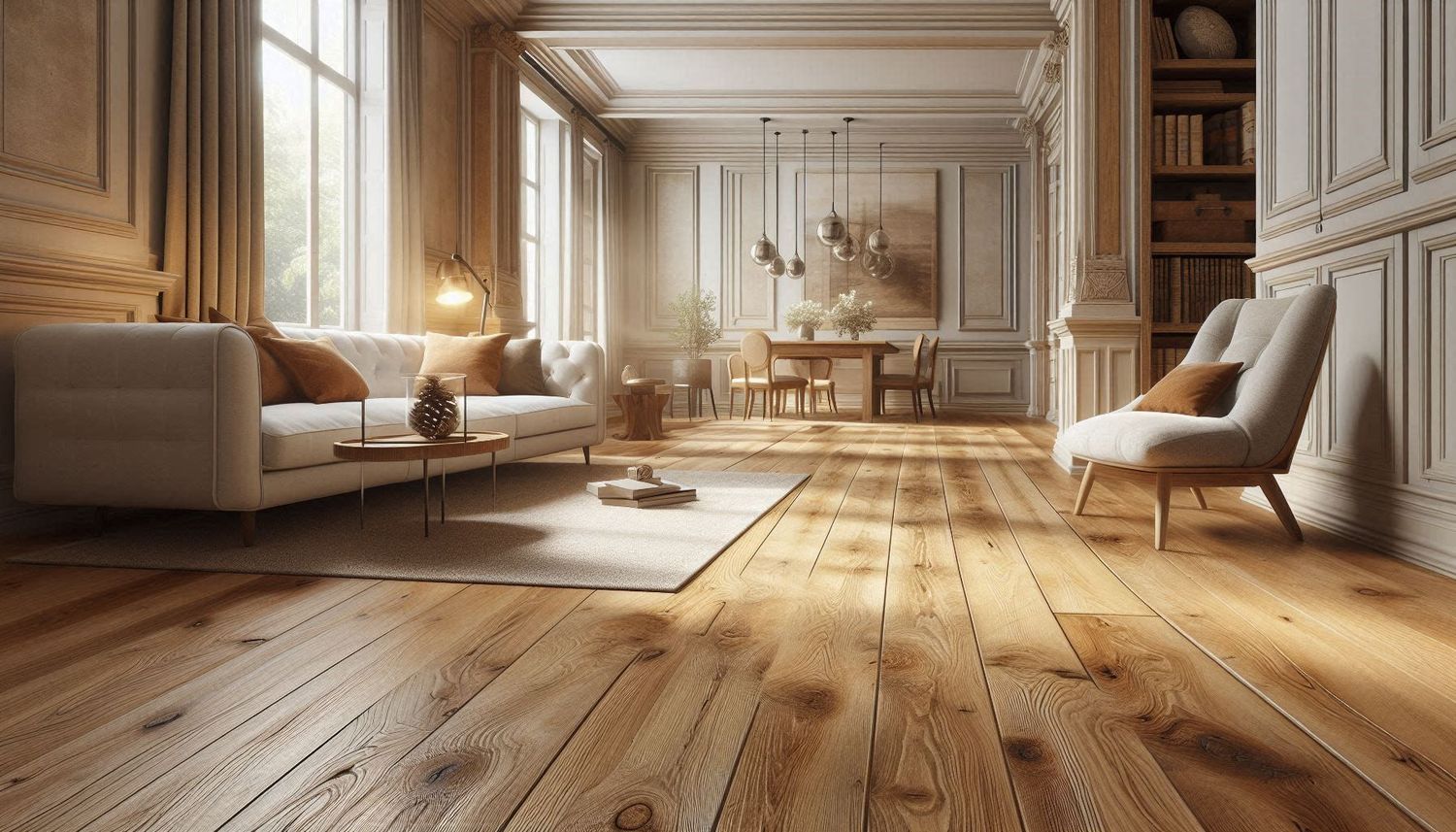 Hydroloc Natural Rustic Oak Rigid Vinyl Flooring