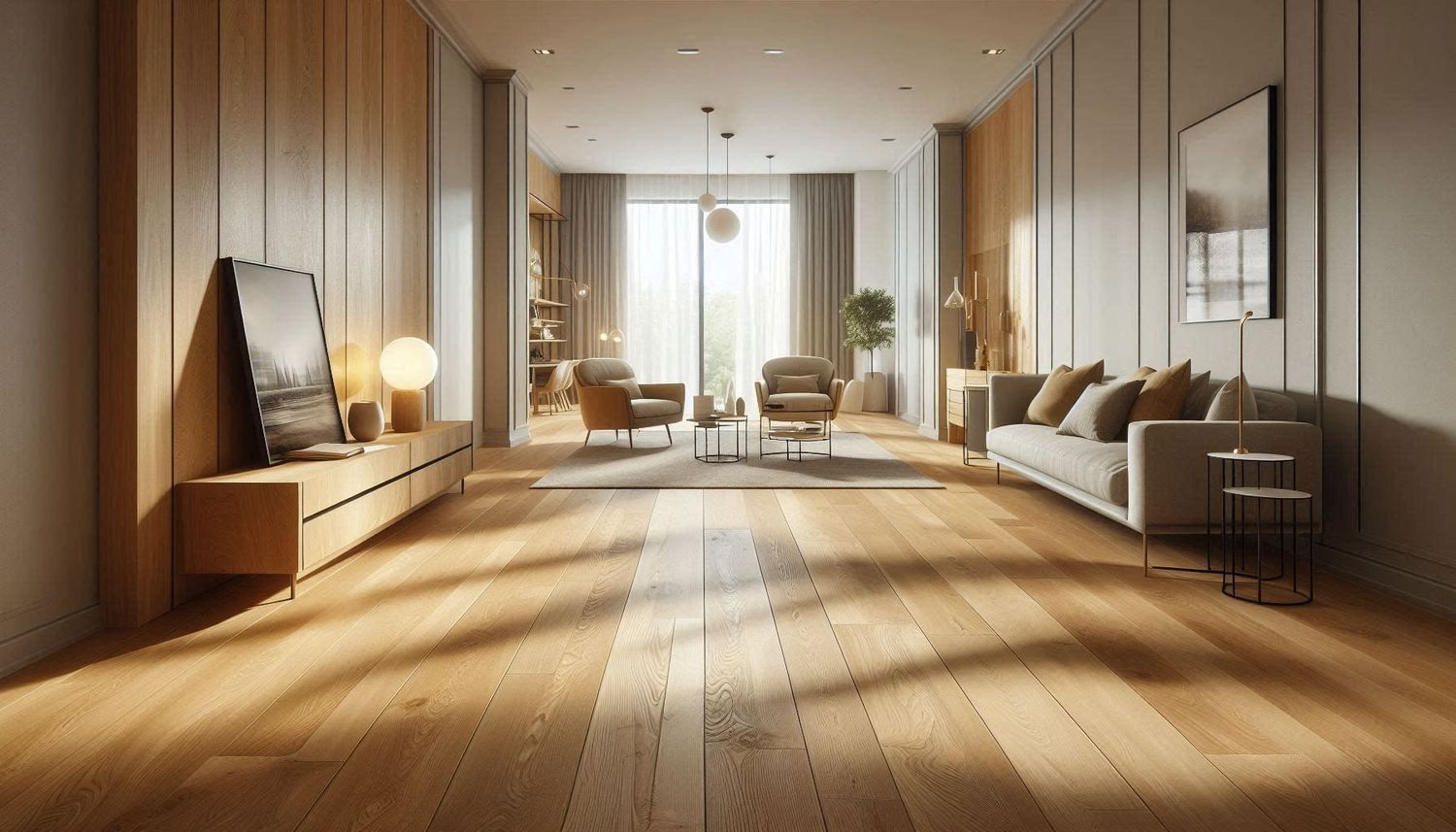 Hydroloc Golden Oak Rigid Vinyl Flooring