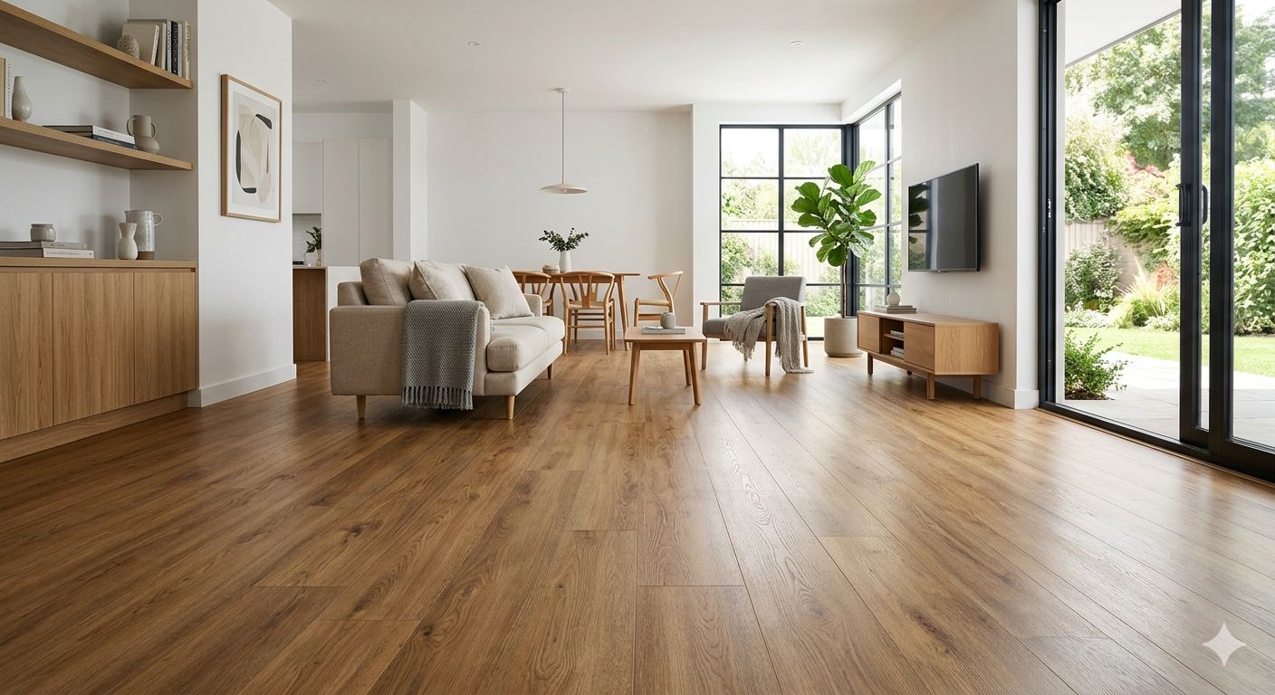 Hydroloc Warm Oak Rigid Vinyl Flooring
