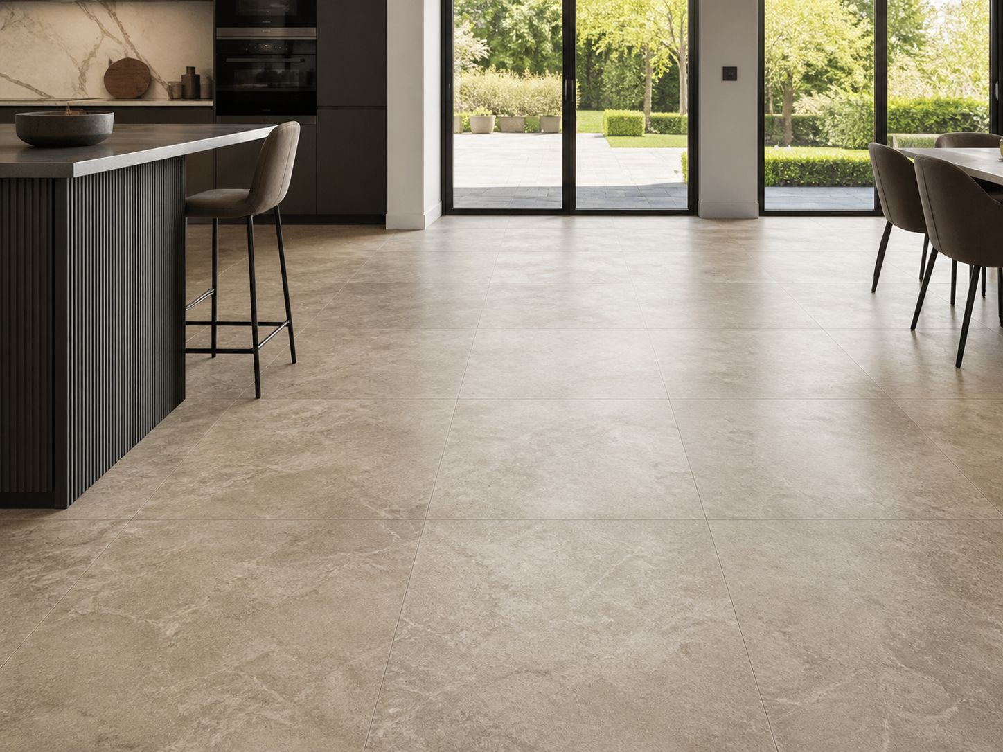 Firmfit Pre Grouted Tile Vinyl Flooring LT-4030