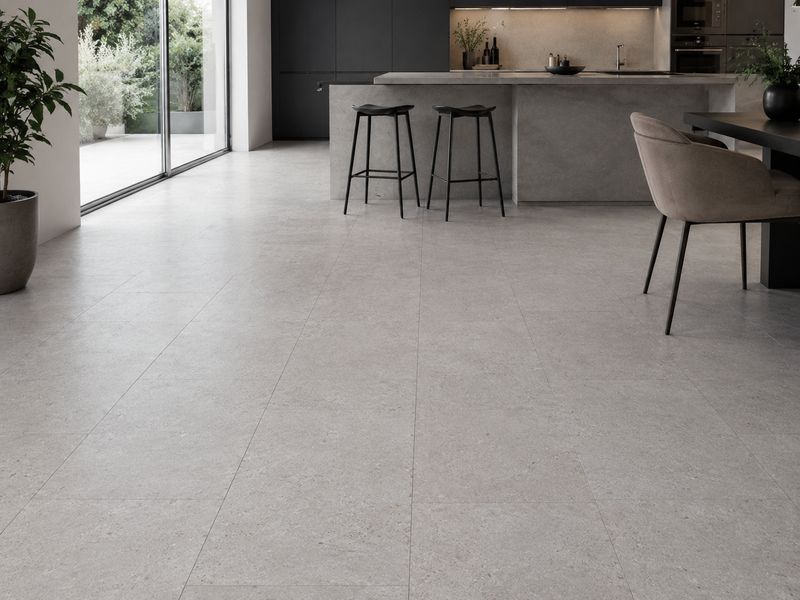 BerryAlloc Bali Light Grey Stone Zenn 55 Vinyl Tile Flooring BerryAlloc Bali Light Grey Stone Zenn 55 Vinyl Tile Flooring