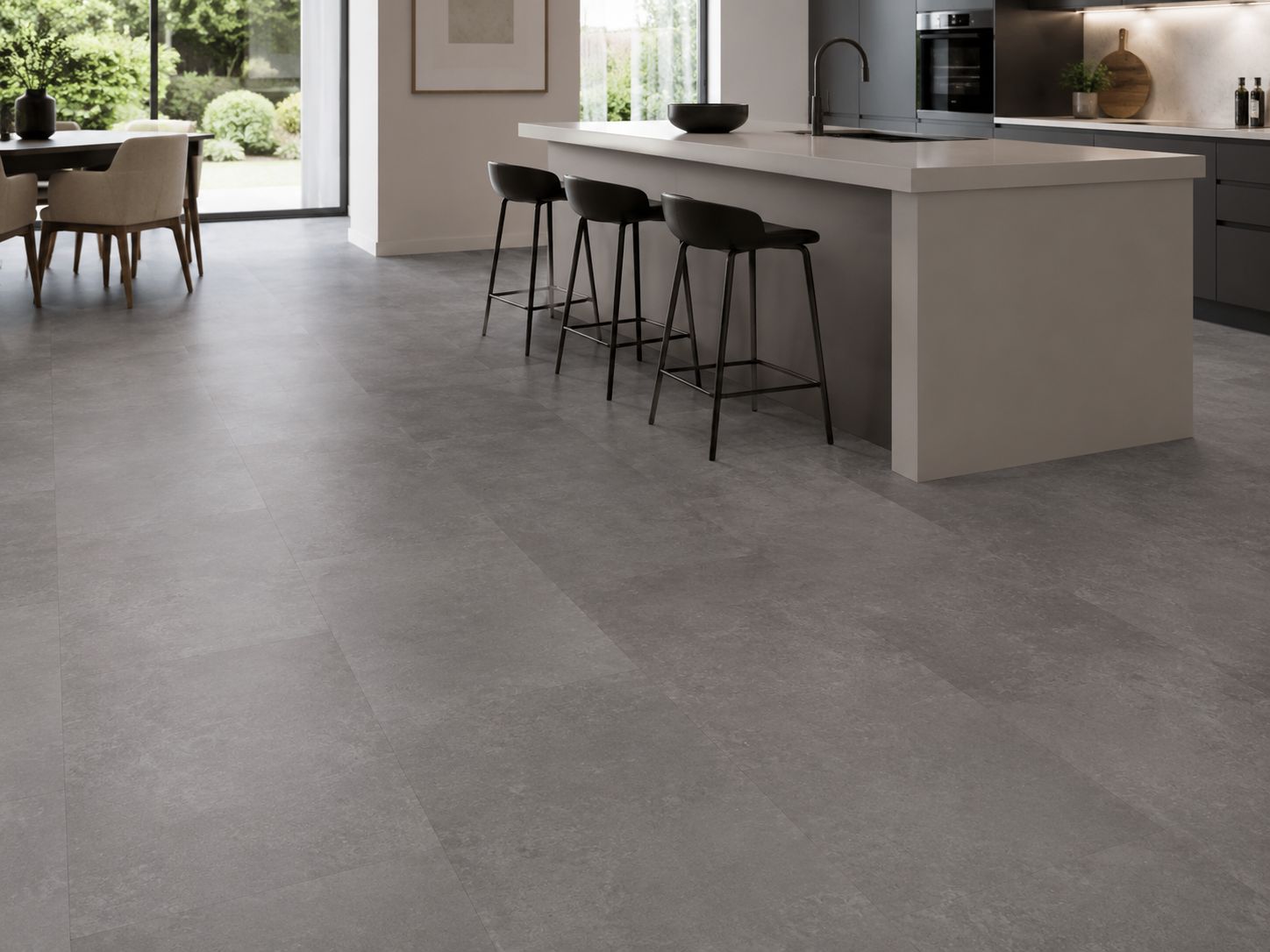 BerryAlloc Rimini Grey Stone Zenn 30 Vinyl Tile Flooring