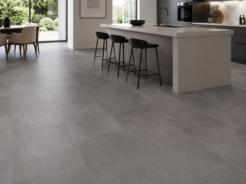 BerryAlloc Rimini Grey Stone Zenn 30 Vinyl Tile Flooring