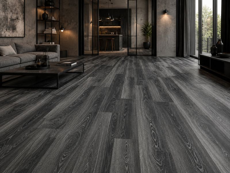 Kronotex Dynamic Black & White Oak 8mm Laminate Flooring