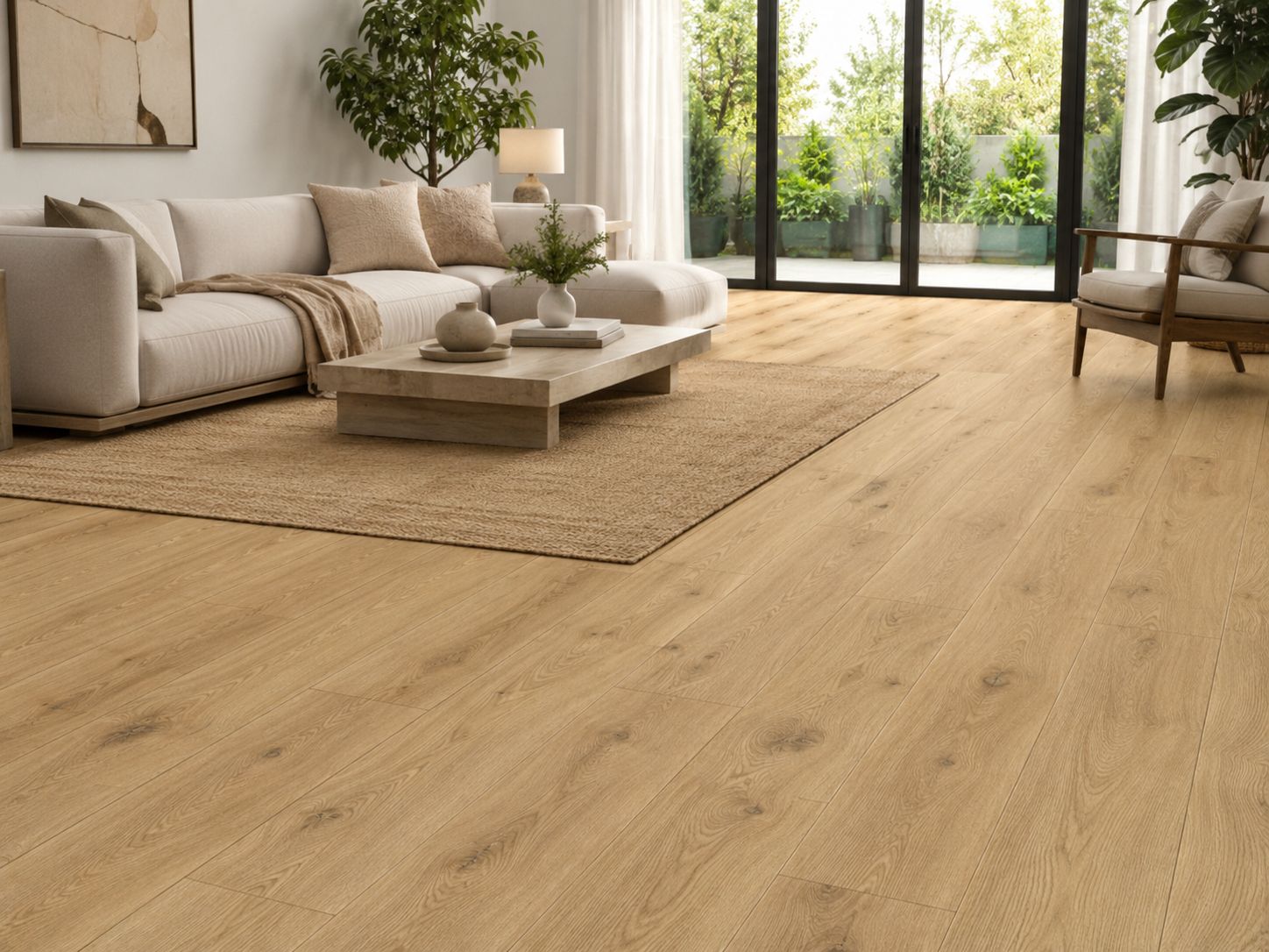 V Groove Olympus Oak 8mm Laminate Flooring