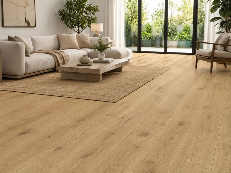 V Groove Olympus Oak 8mm Laminate Flooring V Groove Olympus Oak 8mm Laminate Flooring