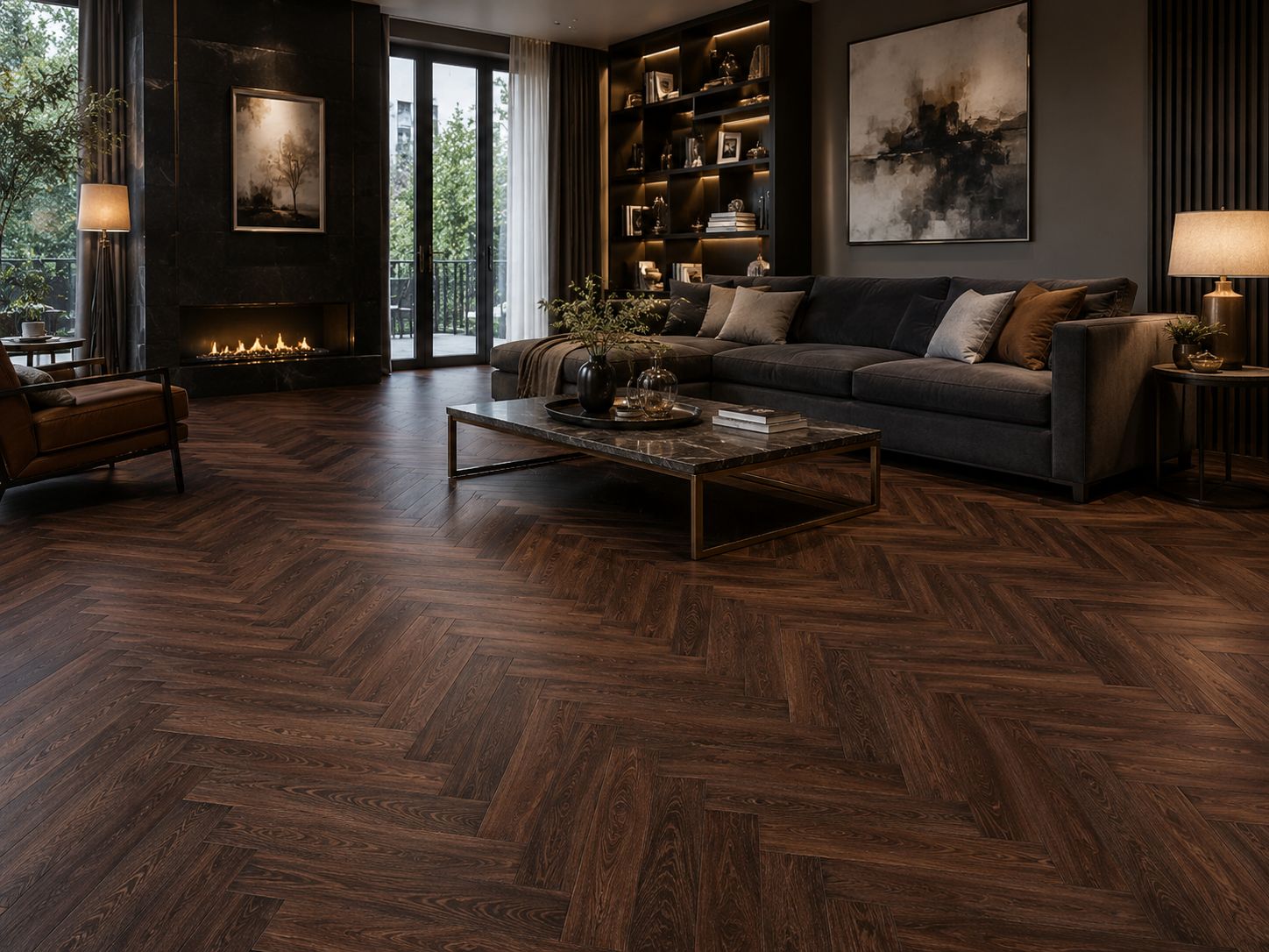 AQUApro Walnut 8mm Laminate Flooring AQUApro Walnut 8mm Laminate Flooring