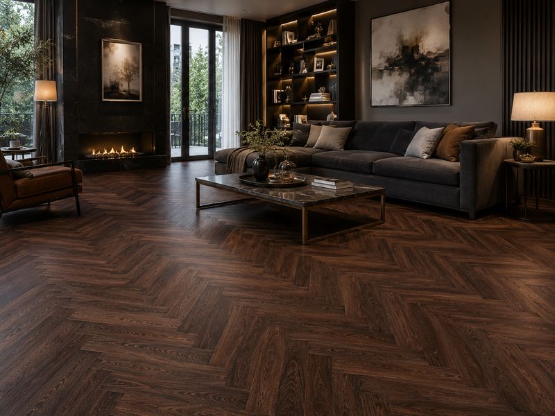 AQUApro Walnut 8mm Laminate Flooring AQUApro Walnut 8mm Laminate Flooring
