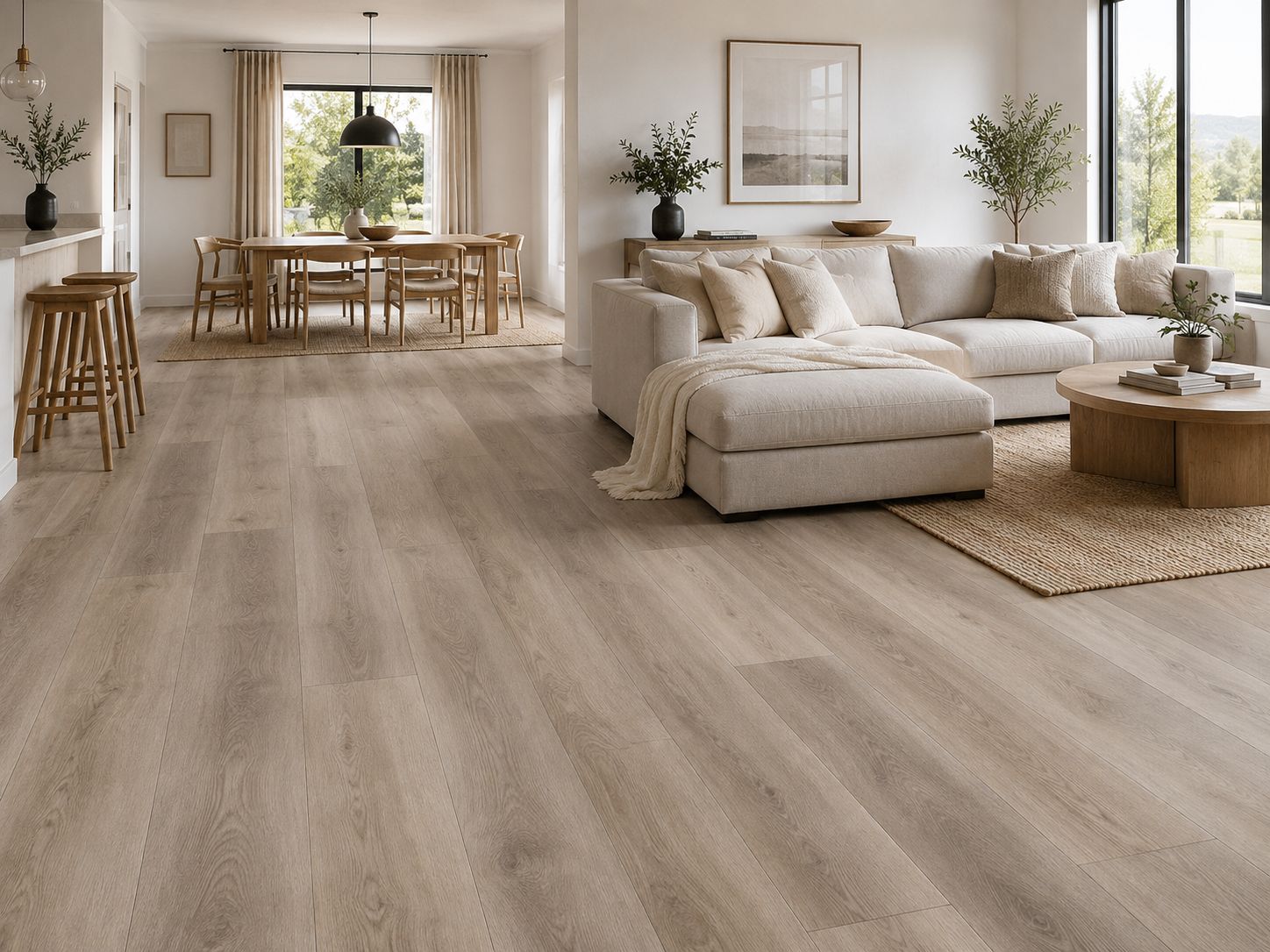 AQUApro Greige 8mm Laminate Flooring AQUApro Greige 8mm Laminate Flooring