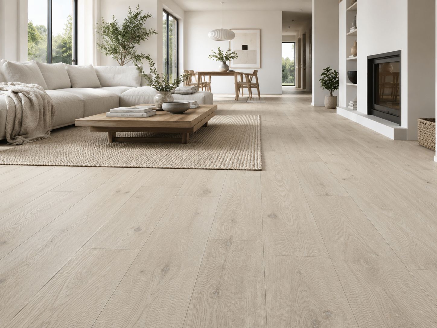 Kronotex Robusto V4 Rip White Oak 12mm Laminate Flooring